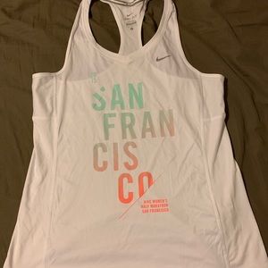 New limited edition Nike SF half marathon tank top